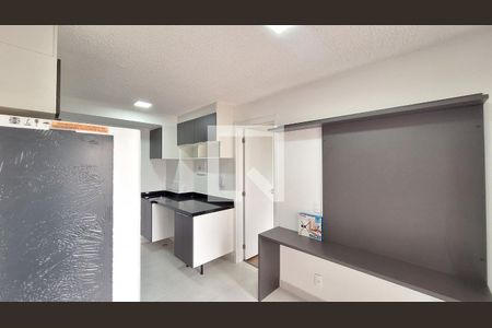 Sala/Cozinha de apartamento à venda com 1 quarto, 27m² em Várzea da Barra Funda, São Paulo