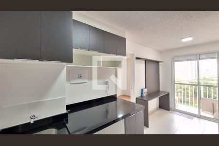 Sala/Cozinha de apartamento à venda com 1 quarto, 27m² em Várzea da Barra Funda, São Paulo