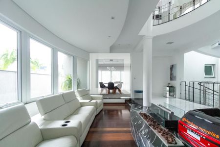 Sala de Lareira de casa de condomínio à venda com 5 quartos, 725m² em Parque Terra Nova Ii, São Bernardo do Campo