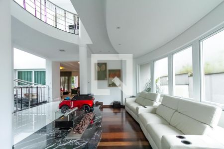 Sala de Lareira de casa de condomínio à venda com 5 quartos, 725m² em Parque Terra Nova Ii, São Bernardo do Campo