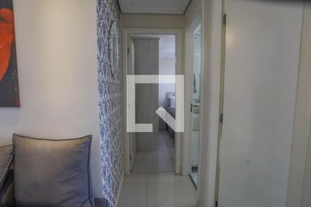 Corredor  de apartamento à venda com 2 quartos, 55m² em Piraporinha, Diadema