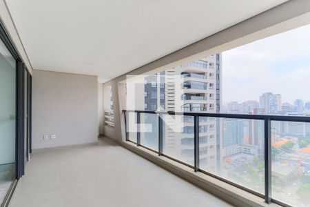 Varanda de apartamento à venda com 3 quartos, 134m² em Chácara Santo Antônio (Zona Sul), São Paulo