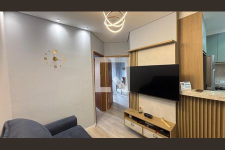 Sala  de apartamento à venda com 2 quartos, 50m² em Parque Erasmo Assunção, Santo André