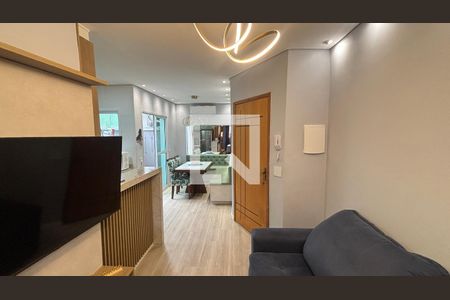 Sala  de apartamento à venda com 2 quartos, 50m² em Parque Erasmo Assunção, Santo André