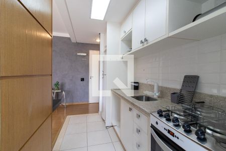 Cozinha de apartamento para alugar com 1 quarto, 50m² em Cambuí, Campinas