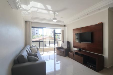 Sala de apartamento para alugar com 2 quartos, 85m² em Jardim Las Palmas, Guarujá