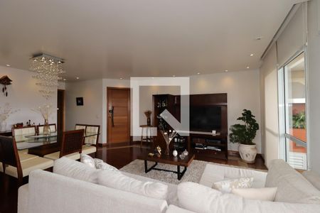 Sala de apartamento para alugar com 3 quartos, 168m² em Vila Bastos, Santo André