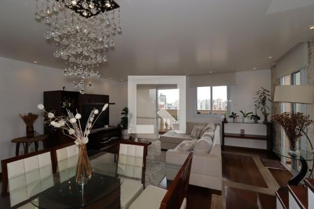 Sala de apartamento para alugar com 3 quartos, 168m² em Vila Bastos, Santo André