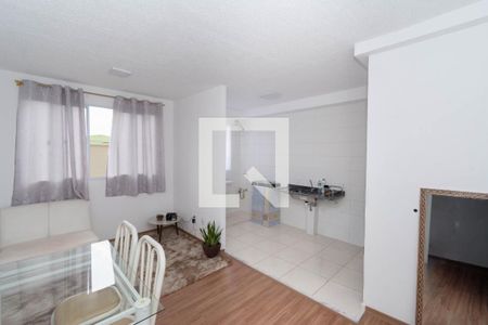 Sala/Cozinha de apartamento à venda com 2 quartos, 46m² em Novo Riacho, Contagem