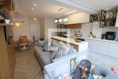 Sala/Cozinha de apartamento à venda com 3 quartos, 76m² em Vila Osasco, Osasco