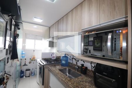 Cozinha de apartamento à venda com 2 quartos, 54m² em Vila Alpina, Santo André