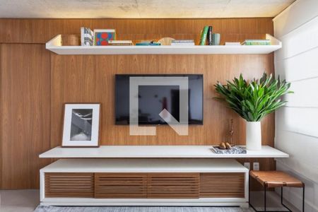 Sala de apartamento à venda com 3 quartos, 122m² em Campo Belo, São Paulo