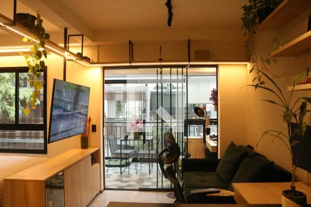 Sala/Cozinha de kitnet/studio à venda com 1 quarto, 36m² em Pompeia, São Paulo