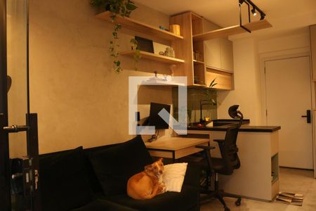 Sala/Cozinha de kitnet/studio à venda com 1 quarto, 36m² em Pompeia, São Paulo