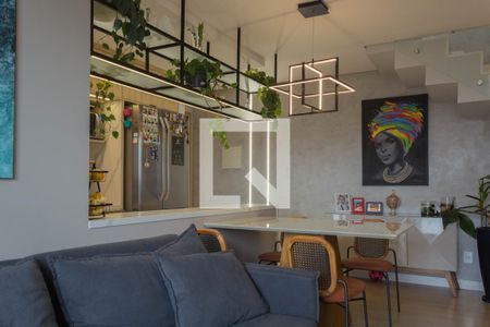 Sala de apartamento à venda com 3 quartos, 128m² em Nova Petrópolis, São Bernardo do Campo