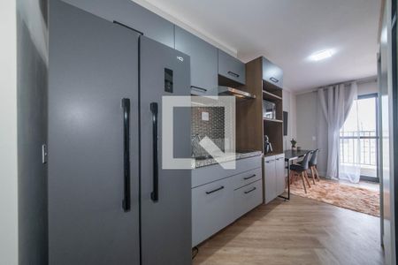 Cozinha de kitnet/studio para alugar com 1 quarto, 27m² em Santo Amaro, São Paulo
