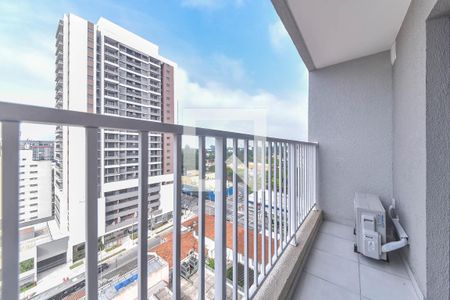 Varanda de kitnet/studio à venda com 1 quarto, 27m² em Santo Amaro, São Paulo