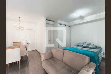 Sala e Quarto de kitnet/studio à venda com 1 quarto, 48m² em Vila Arens, Jundiaí