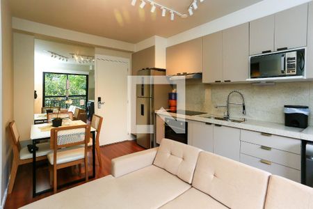 sala de apartamento para alugar com 2 quartos, 38m² em Cidade Jardim, São Paulo
