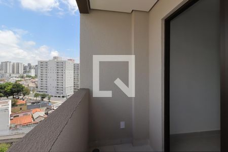 Varanda da Sala de apartamento à venda com 2 quartos, 55m² em Parque das Nações, Santo André