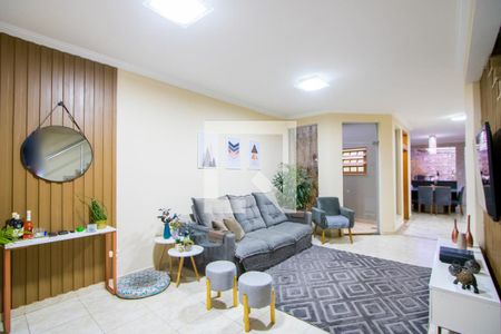 Sala de casa à venda com 4 quartos, 250m² em Parque São Vicente, Santo André