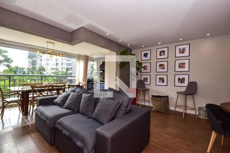 Sala de apartamento à venda com 2 quartos, 74m² em Vila Andrade, São Paulo