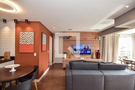 Sala de apartamento à venda com 2 quartos, 74m² em Vila Andrade, São Paulo