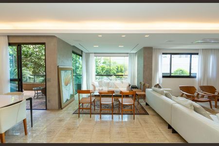 Sala de apartamento para alugar com 4 quartos, 233m² em Serra, Belo Horizonte