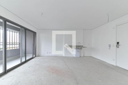 Sala - Cozinha Integrada de apartamento à venda com 1 quarto, 54m² em Campo Belo, São Paulo
