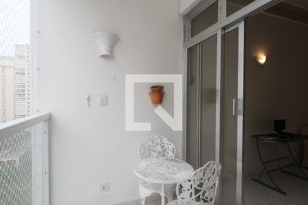 Varanda da Sala de apartamento para alugar com 2 quartos, 70m² em Centro, Guarujá