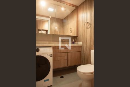 Banheiro de kitnet/studio à venda com 1 quarto, 27m² em Vila Clementino, São Paulo