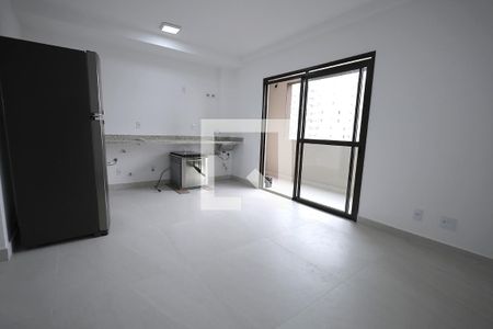 Sala/Cozinha de apartamento para alugar com 1 quarto, 47m² em Parque das Nações, Santo André