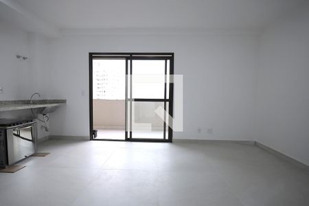 Sala/Cozinha de apartamento para alugar com 1 quarto, 47m² em Parque das Nações, Santo André