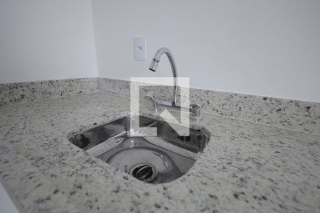 Sala/Cozinha de apartamento para alugar com 1 quarto, 47m² em Parque das Nações, Santo André
