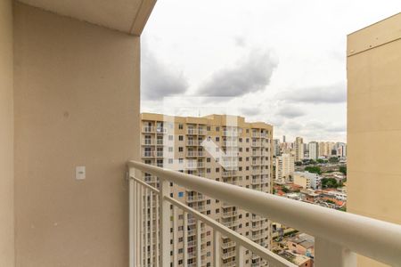 Varanda da Sala/Cozinha de apartamento para alugar com 2 quartos, 38m² em Penha de França, São Paulo