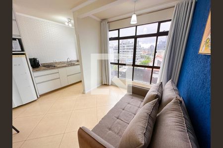 Sala de apartamento para alugar com 1 quarto, 70m² em Jurerê, Florianópolis