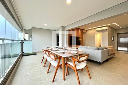 Varanda da Sala de apartamento à venda com 3 quartos, 165m² em Jardim Prudência, São Paulo