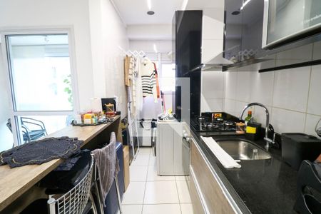 Sala/Cozinha de apartamento para alugar com 1 quarto, 39m² em Santo Amaro, São Paulo
