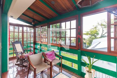 Varanda da Sala de casa à venda com 4 quartos, 400m² em Santa Tereza, Porto Alegre