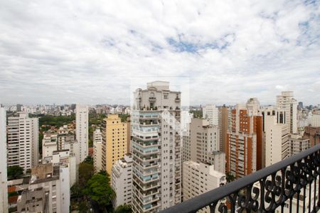 Vista da Sala de Estar de apartamento para alugar com 4 quartos, 298m² em Jardim Paulista, São Paulo