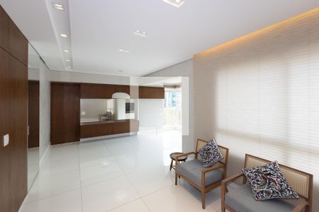 Sala de apartamento para alugar com 3 quartos, 92m² em Vila da Serra, Nova Lima