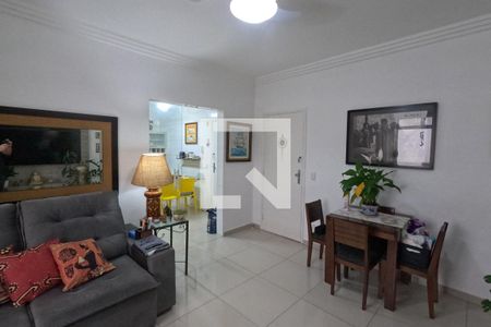 Sala de apartamento para alugar com 2 quartos, 120m² em Embaré, Santos