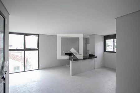 Sala/Cozinha de apartamento à venda com 2 quartos, 61m² em Santo Antônio, Belo Horizonte