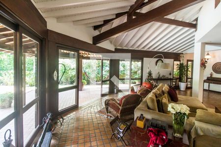 Sala de casa de condomínio para alugar com 4 quartos, 450m² em Residencial Onze (alphaville), Santana de Parnaíba