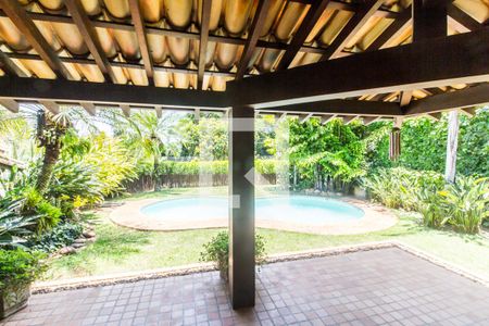Vista da Sala de casa de condomínio para alugar com 4 quartos, 450m² em Residencial Onze (alphaville), Santana de Parnaíba