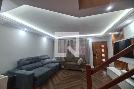 Sala de casa de condomínio para alugar com 2 quartos, 108m² em Vila Antonieta, São Paulo