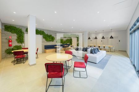 Área comum - Salão de festas de apartamento para alugar com 1 quarto, 34m² em Jardim Esplanada, São José dos Campos