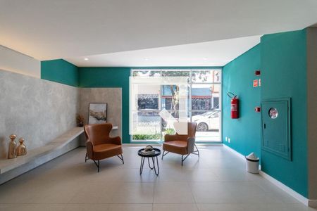 Recpçao de apartamento para alugar com 1 quarto, 29m² em Vila Romana, São Paulo