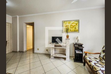 Detalhe Sala de apartamento para alugar com 1 quarto, 86m² em Marapé, Santos