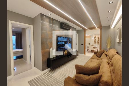 Sala de estar de apartamento à venda com 4 quartos, 206m² em Barra da Tijuca, Rio de Janeiro